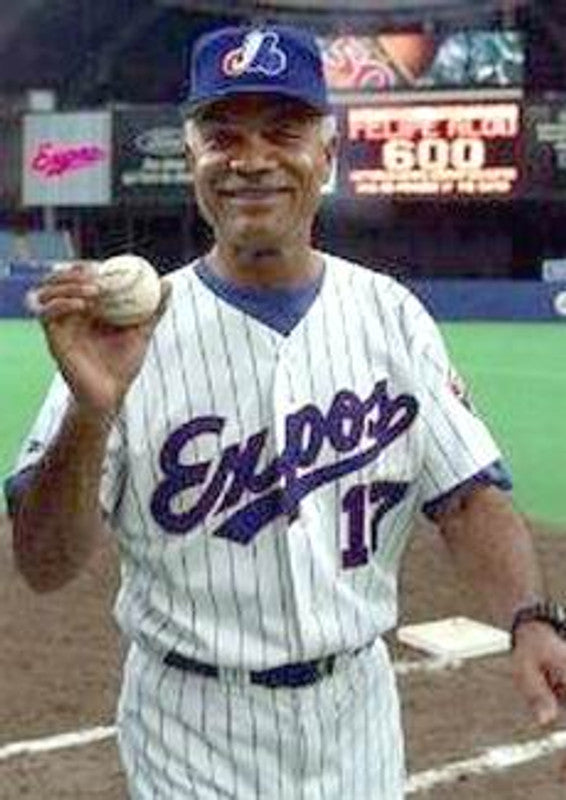 Montreal Expos Felipe Alou MLB jersey front view