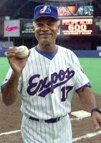 Montreal Expos Felipe Alou MLB jersey front view