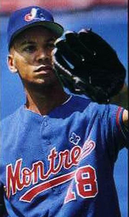 Montreal Expos Moises Alou MLB jersey front view