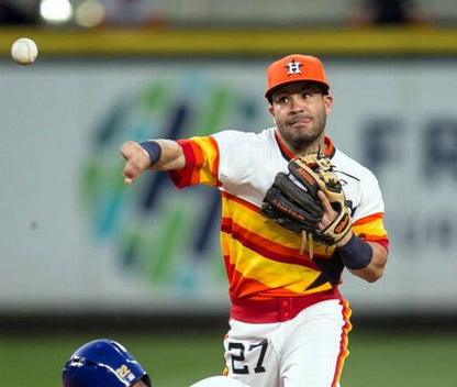 Houston Astros Jose Altuve 1980s MLB jersey front view