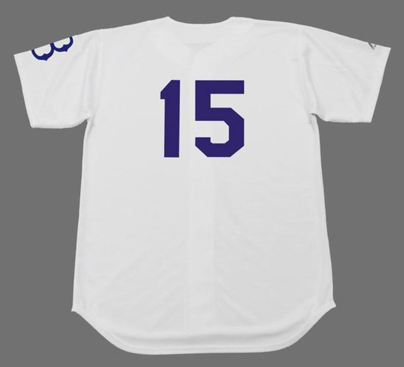 Sandy Amoros Brooklyn Dodgers Cooperstown Throwback Baseball Jersey jersey front view
