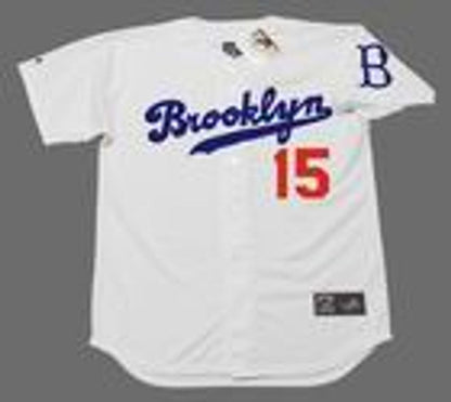 Sandy Amoros Brooklyn Dodgers Cooperstown Throwback Baseball Jersey jersey front view