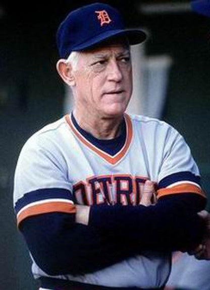 Detroit Tigers Sparky Anderson Cooperstown MLB jersey front view