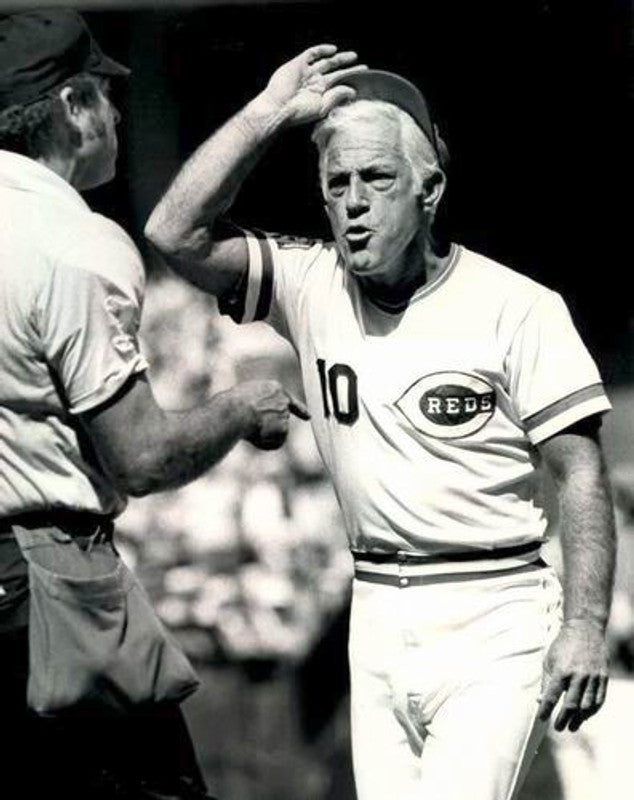 Cincinnati Reds Sparky Anderson Cooperstown MLB jersey front view