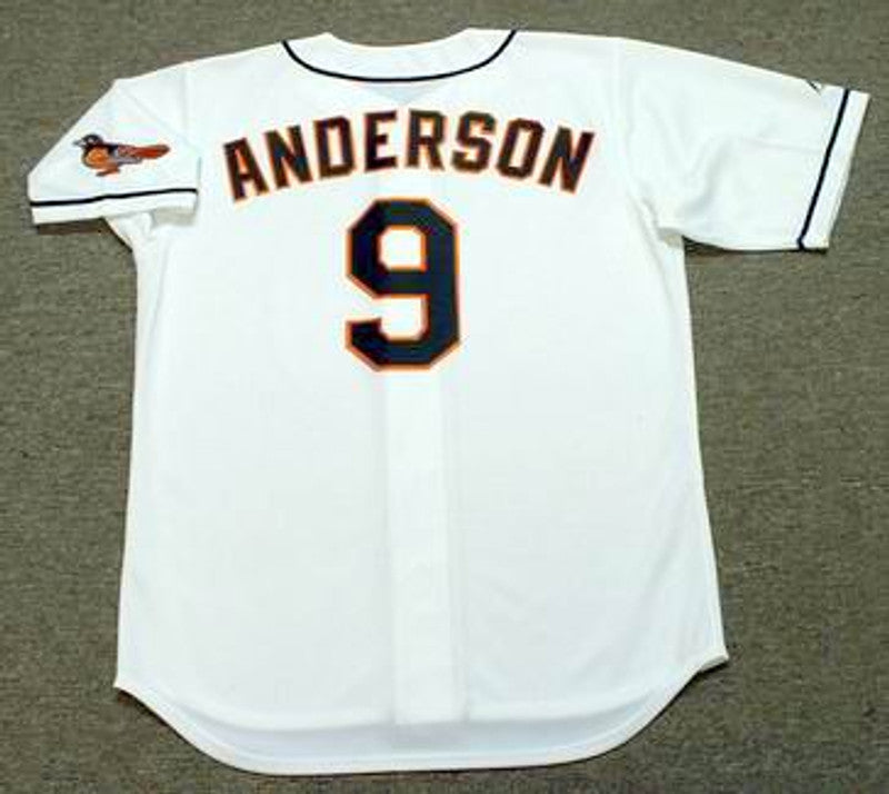 Baltimore Orioles Brady Anderson MLB jersey front view