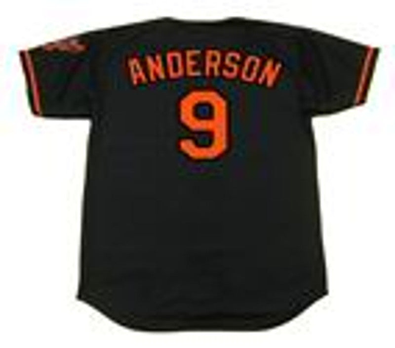 Baltimore Orioles Brady Anderson MLB jersey front view