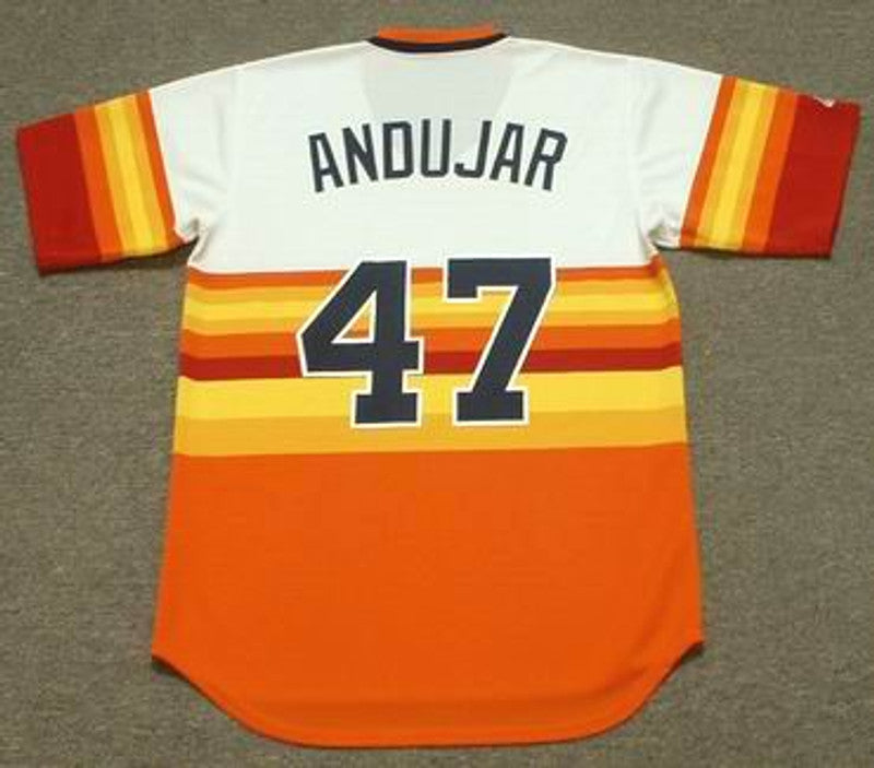 Houston Astros Joaquin Andujar Cooperstown MLB jersey front view
