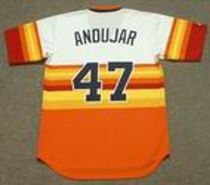 Houston Astros Joaquin Andujar Cooperstown MLB jersey front view