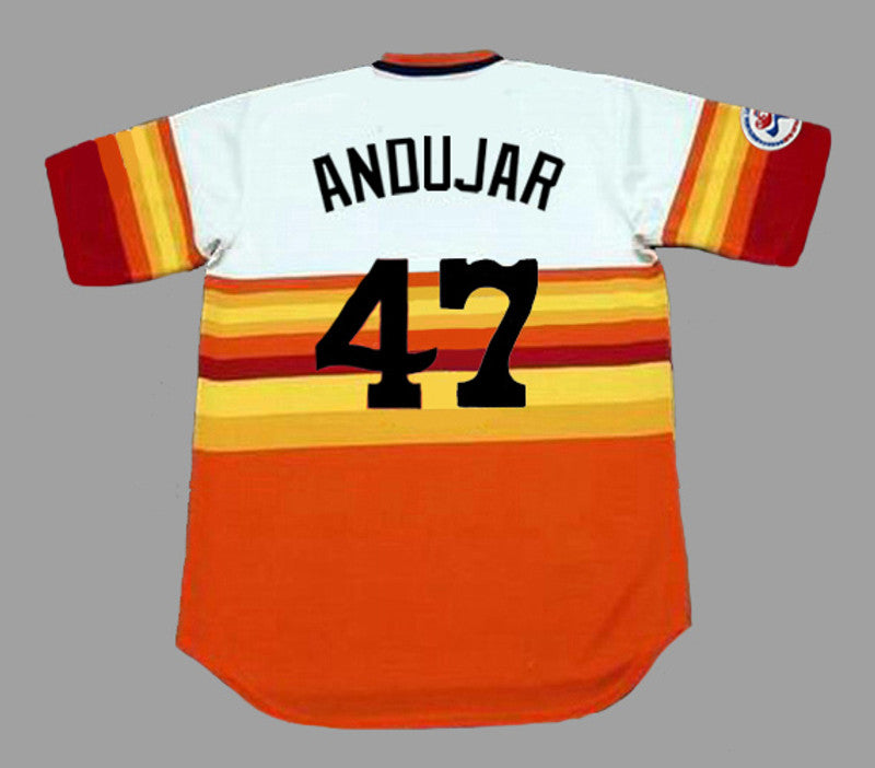 Houston Astros Joaquin Andujar Cooperstown MLB jersey front view