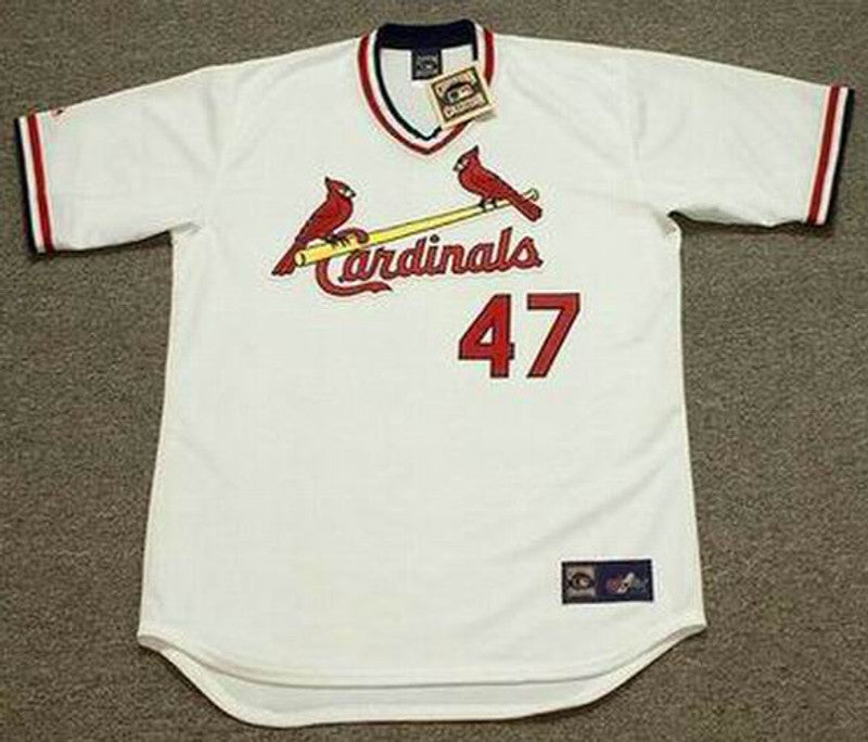 Joaquin Andujar St Louis Cardinals 1982 Cooperstown Home Baseball Stitched Jersey jersey front view