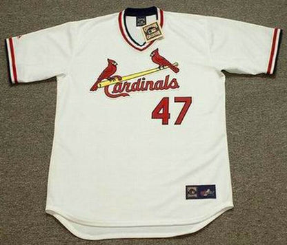 Joaquin Andujar St Louis Cardinals 1982 Cooperstown Home Baseball Stitched Jersey jersey front view
