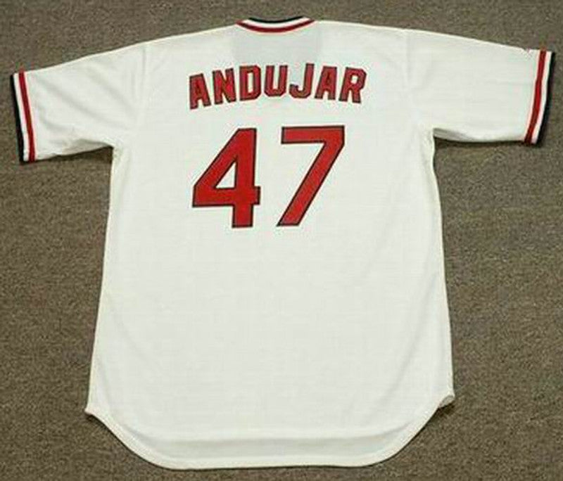Joaquin Andujar St Louis Cardinals 1982 Cooperstown Home Baseball Stitched Jersey jersey front view