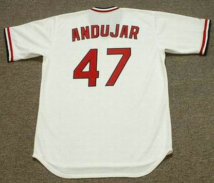 Joaquin Andujar St Louis Cardinals 1982 Cooperstown Home Baseball Stitched Jersey jersey front view