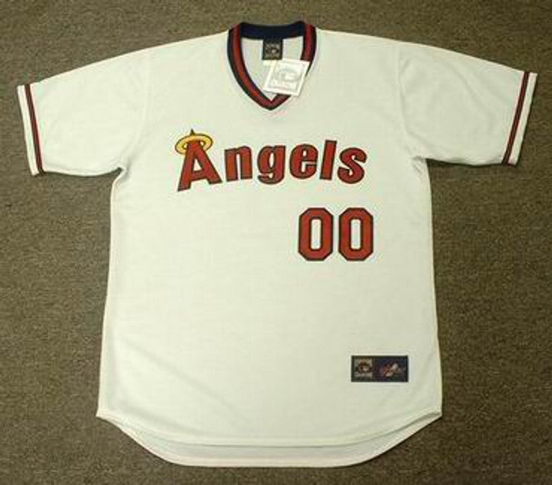 California Angels 1980S Cooperstown Throwback Custom Name Number Stitched Jersey jersey front view