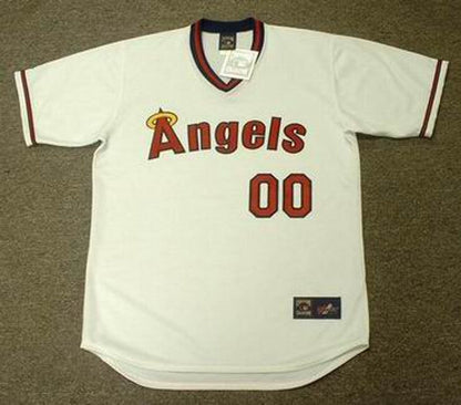California Angels 1980S Cooperstown Throwback Custom Name Number Stitched Jersey jersey front view