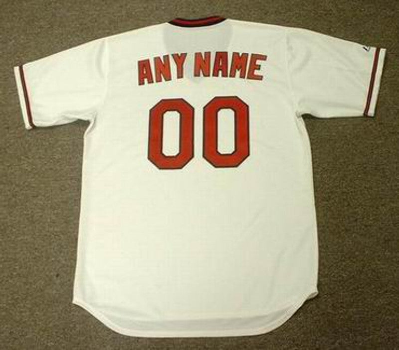 California Angels 1980S Cooperstown Throwback Custom Name Number Stitched Jersey jersey front view