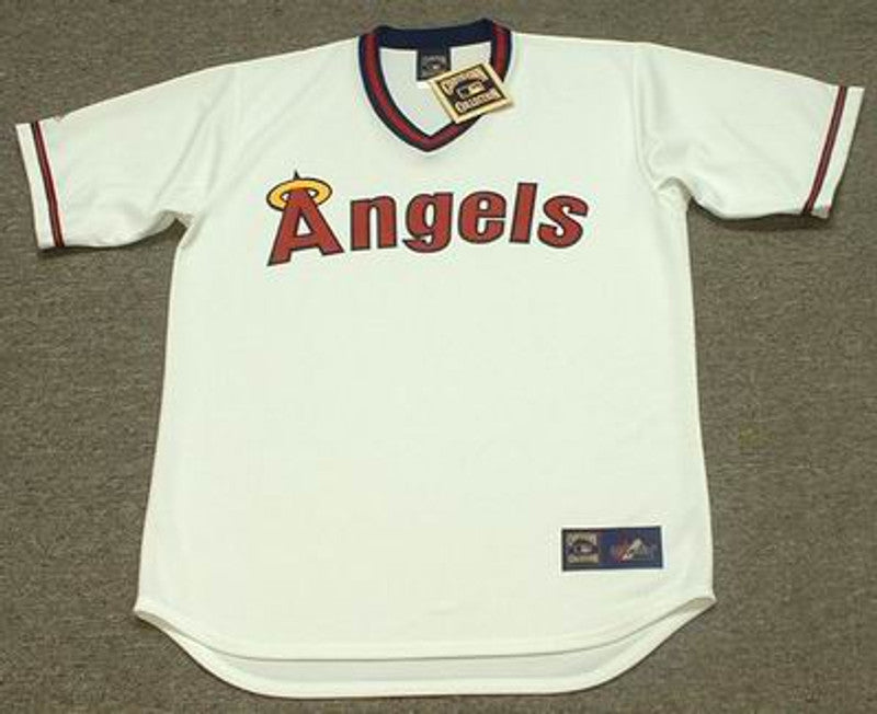 California Angels 1980S Cooperstown Throwback Baseball Jersey jersey front view