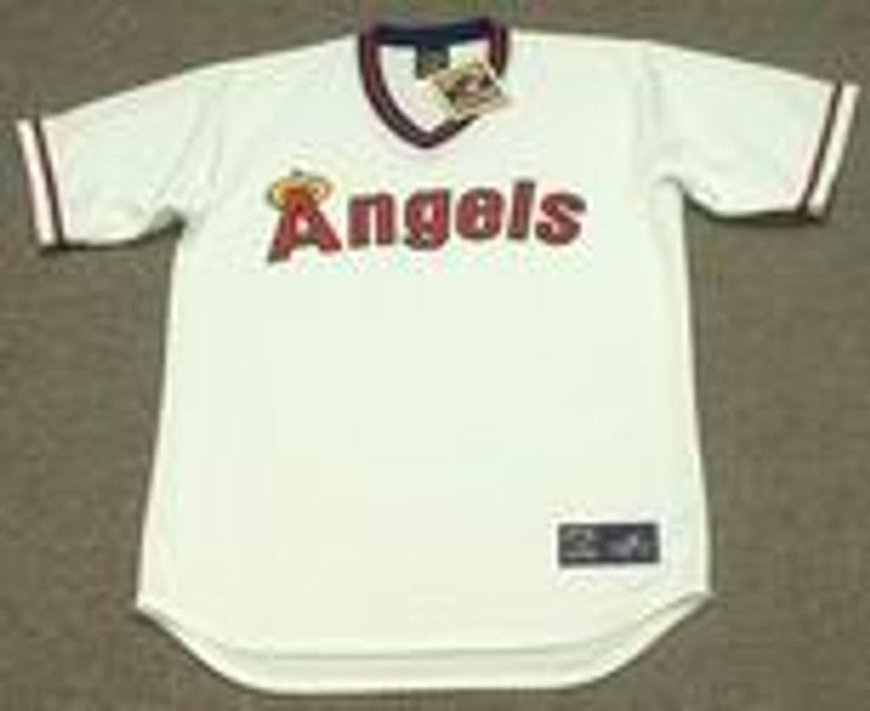California Angels 1980S Cooperstown Throwback Baseball Jersey jersey front view