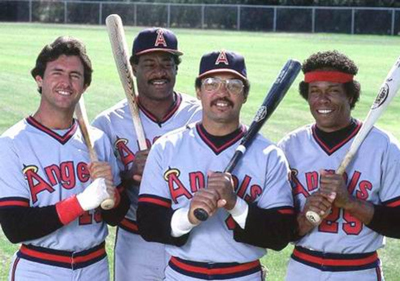 California Angels 1980S Cooperstown Throwback Baseball Jersey jersey front view