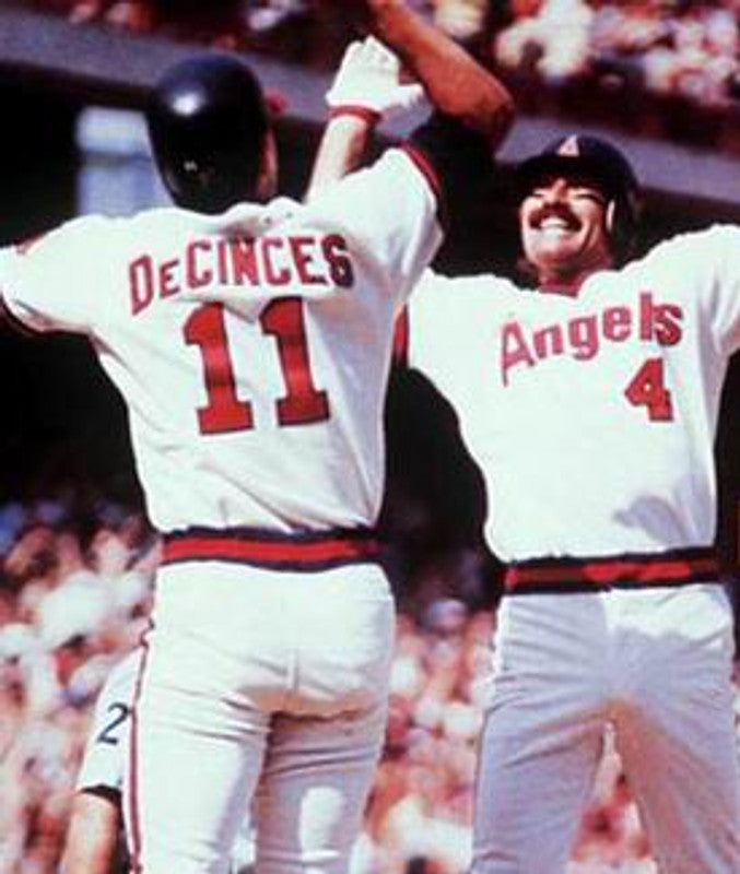 California Angels 1980S Cooperstown Throwback Baseball Jersey jersey front view