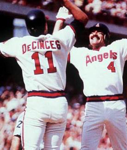 California Angels 1980S Cooperstown Throwback Baseball Jersey jersey front view