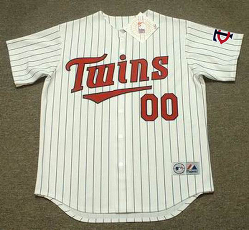 Minnesota Twins 1990s Name Number MLB jersey front view