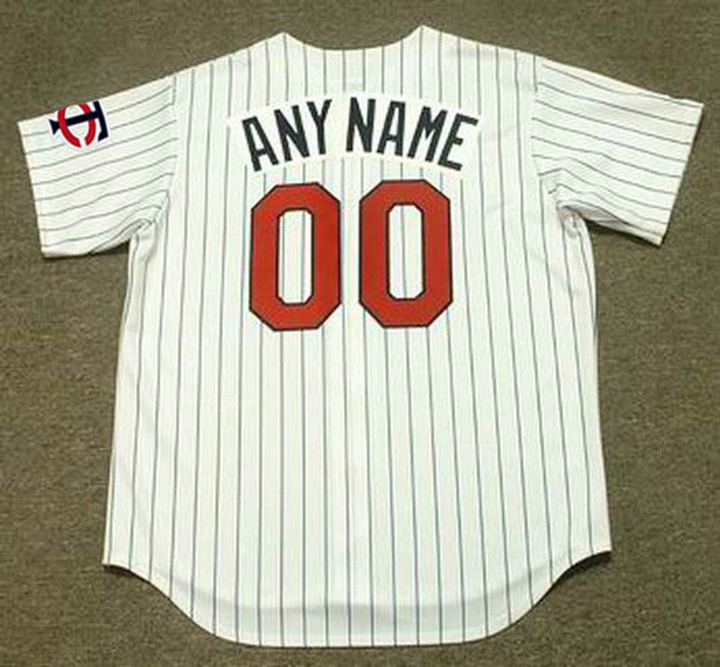 Minnesota Twins 1990s Name Number MLB jersey front view
