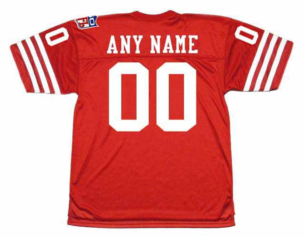 San Francisco 49ers Name Number NFL jersey front view