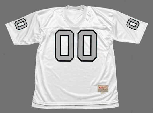 Oakland Raiders Name Number NFL jersey front view