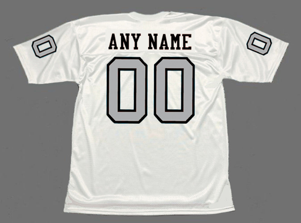 Oakland Raiders Name Number NFL jersey front view