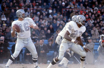 Oakland Raiders Name Number NFL jersey front view