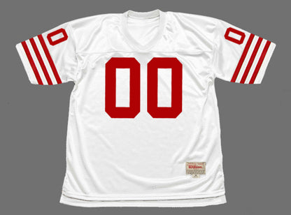 San Francisco 49ers 1980s Name Number NFL jersey front view