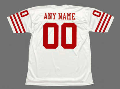 San Francisco 49ers 1980s Name Number NFL jersey front view