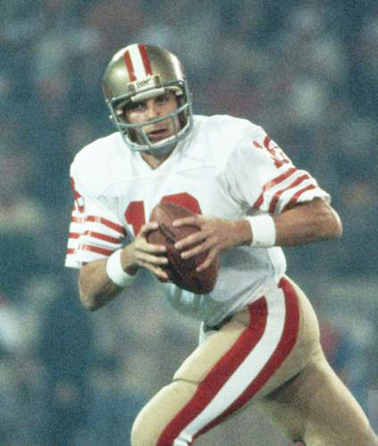 San Francisco 49ers 1980s Name Number NFL jersey front view