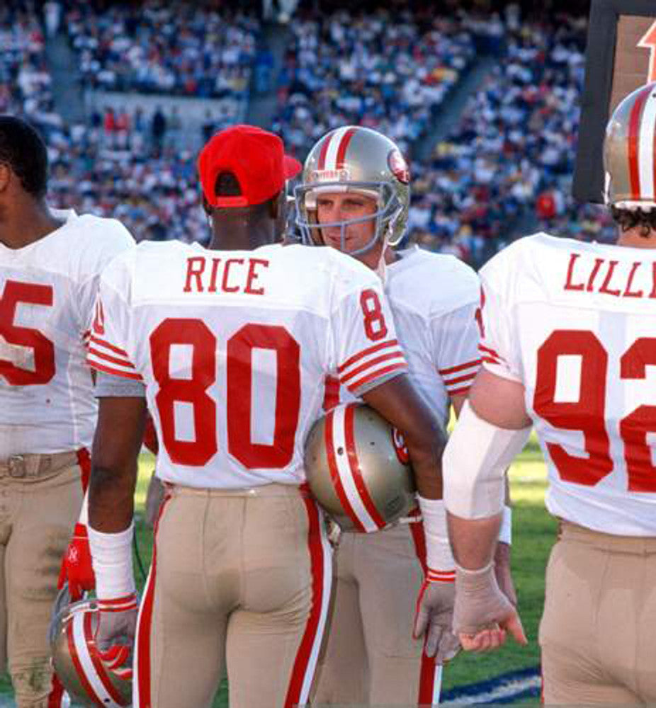 San Francisco 49ers 1980s Name Number NFL jersey front view