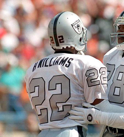 Los Angeles Raiders 1994 Away Throwback Nfl Jersey Custom Name Number jersey front view