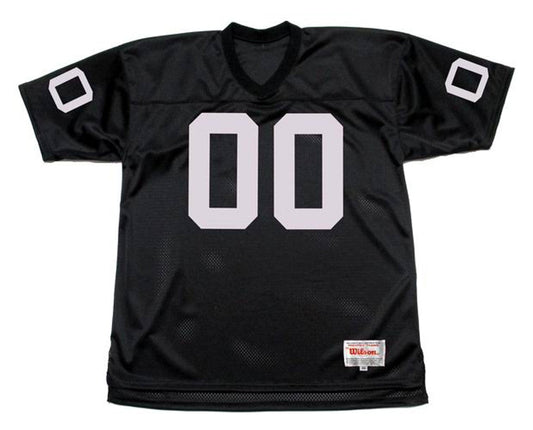 Oakland Raiders 1970s Name Number NFL jersey front view