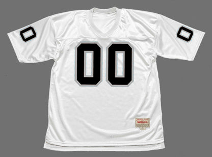 Oakland Raiders 1970s Name Number NFL jersey front view