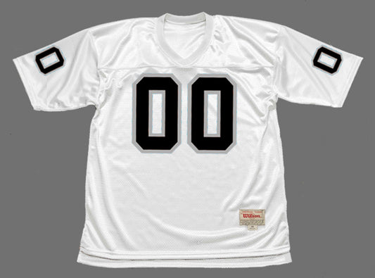 Oakland Raiders 1970s Name Number NFL jersey front view