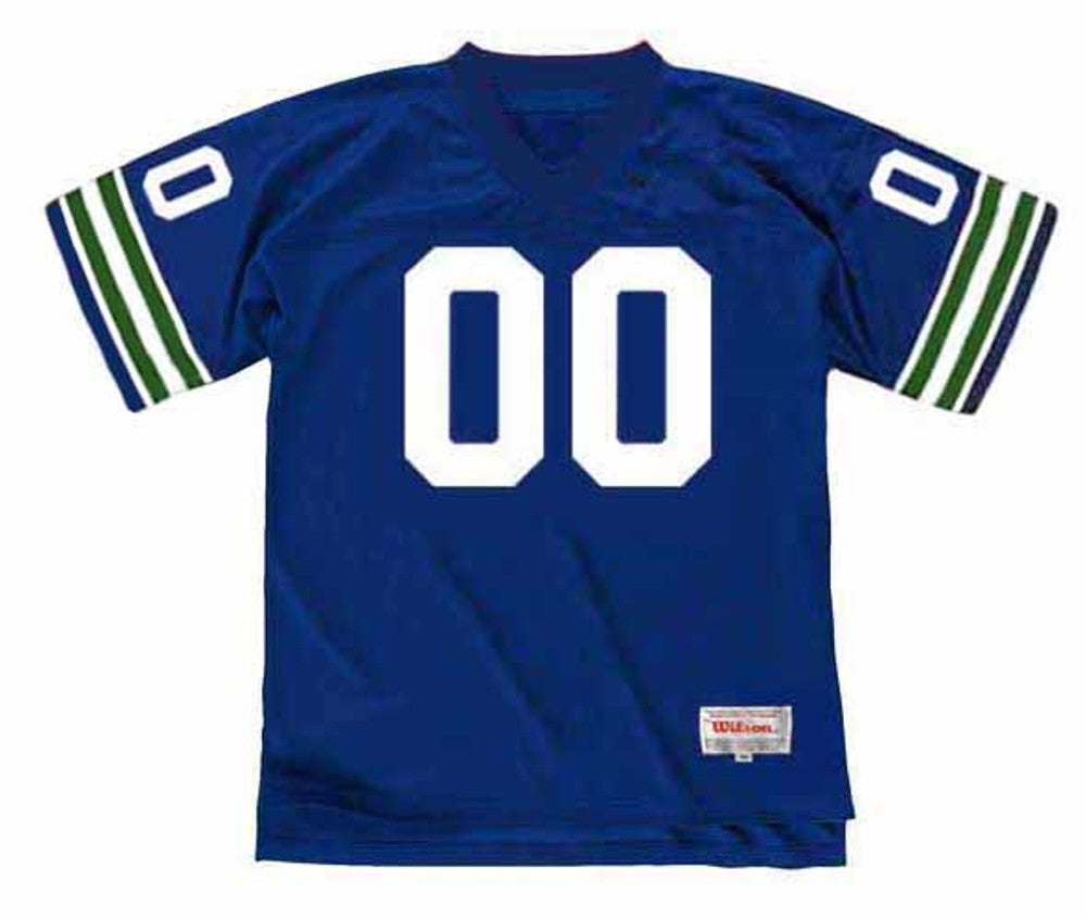 Seattle Seahawks 1970s Name Number NFL jersey front view