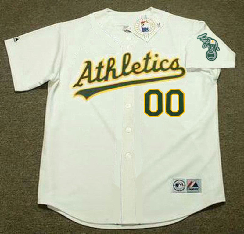 Oakland Athletics 1990s Name Number MLB jersey front view