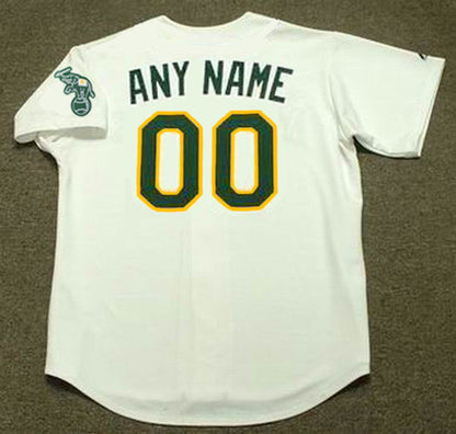 Oakland Athletics 1990s Name Number MLB jersey front view