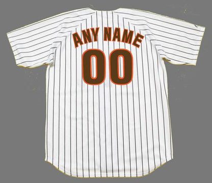 San Diego Padres 1980s Cooperstown Name Number MLB jersey front view
