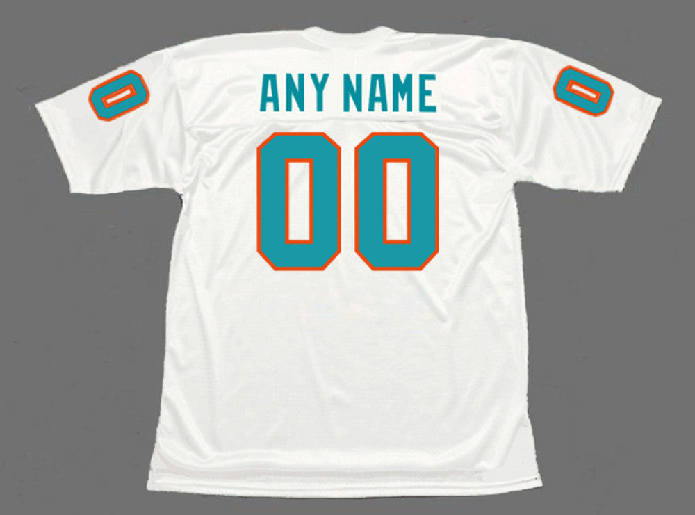 Miami Dolphins 1970s Name Number NFL jersey front view