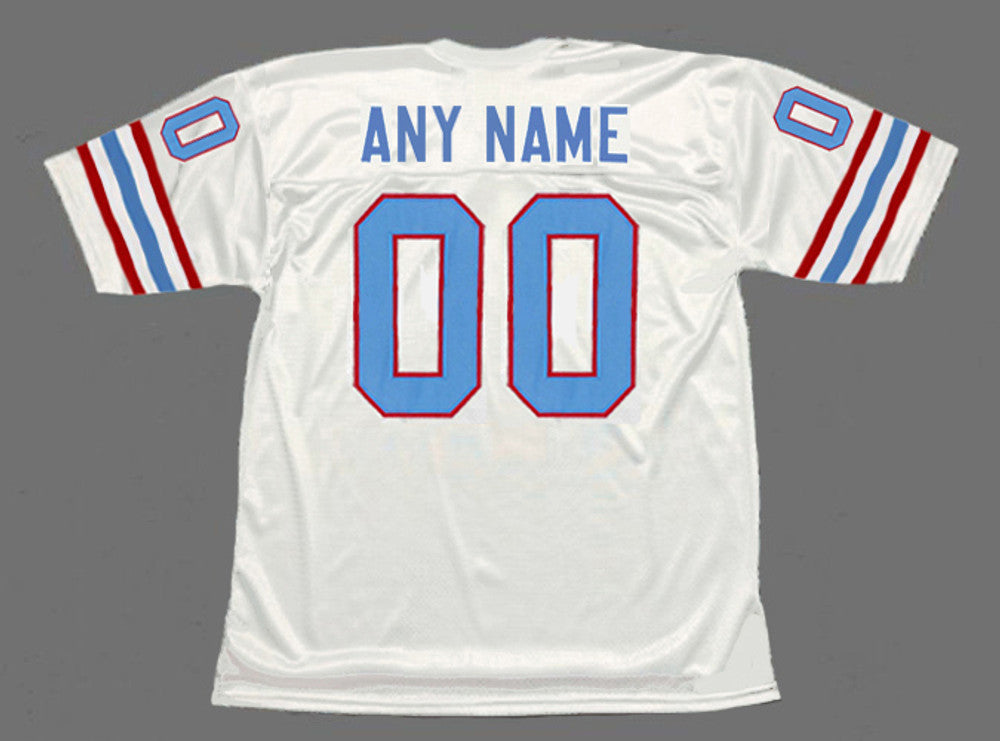 Houston Oilers 1980s Name Number NFL jersey front view