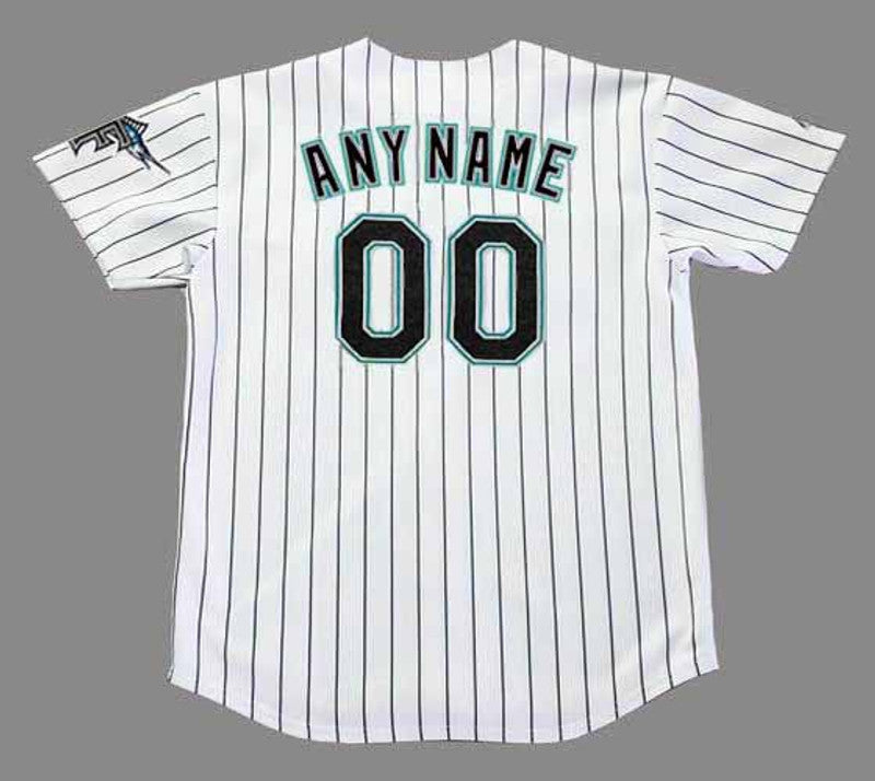 Florida Marlins 2000s Name Number MLB jersey front view