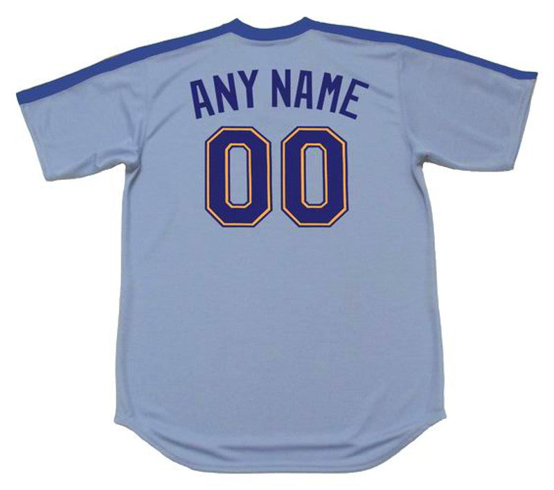 Seattle Mariners 1980s Cooperstown Name Number MLB jersey front view