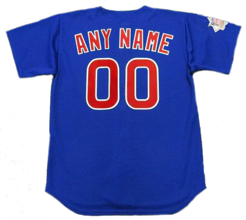 Chicago Cubs Name Number MLB jersey front view