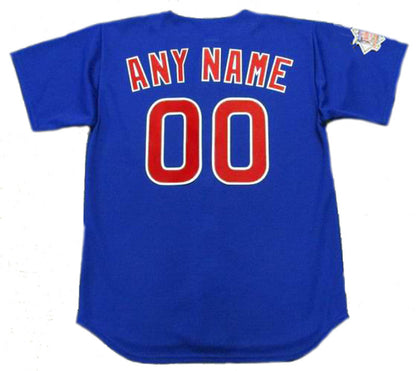 Chicago Cubs Name Number MLB jersey front view