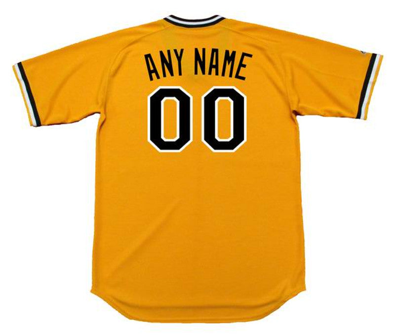 Pittsburgh Pirates Cooperstown Name Number MLB jersey front view